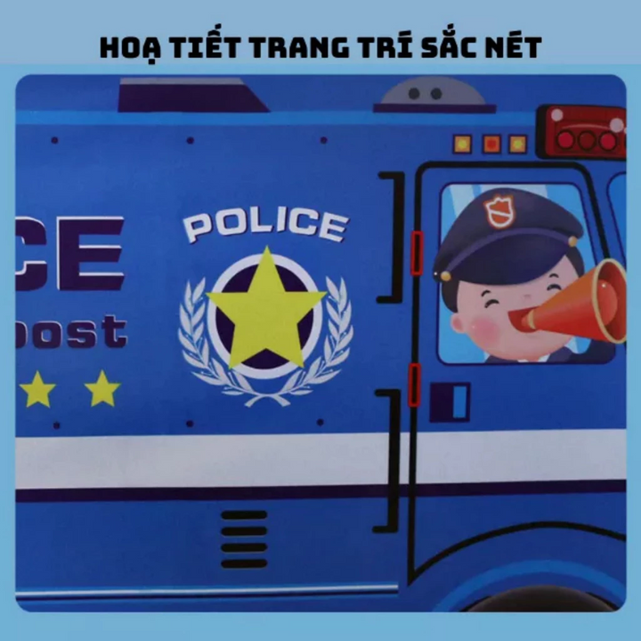 Lều hình ô tô cho bé - màu xanh