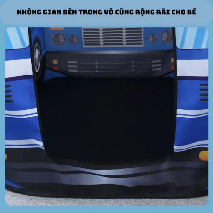 Lều hình ô tô cho bé - màu xanh