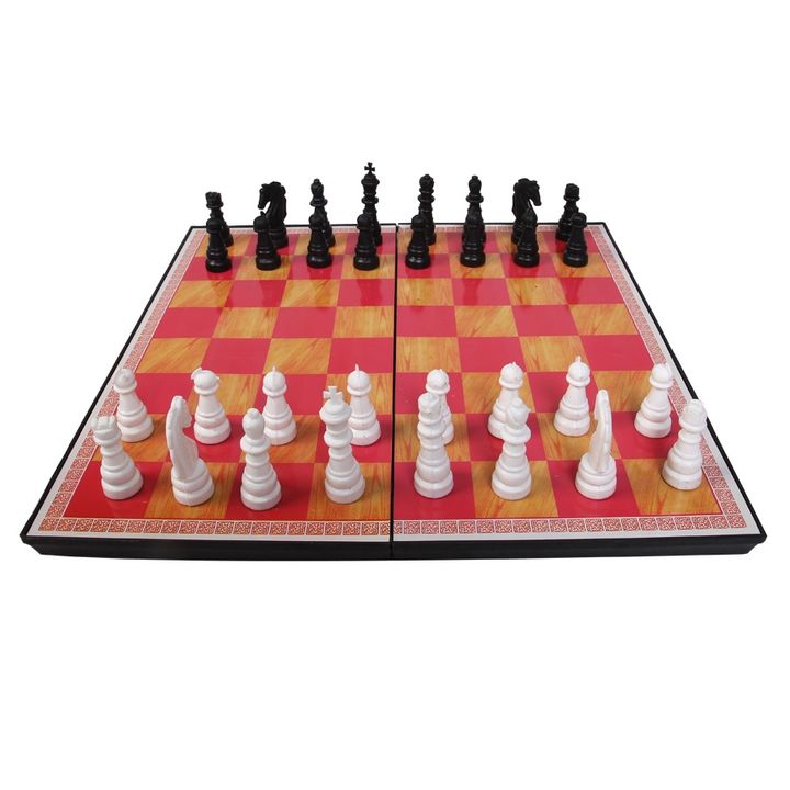 Bộ đồ chơi cờ vua bằng nhựa size lớn 34 x 34 cm