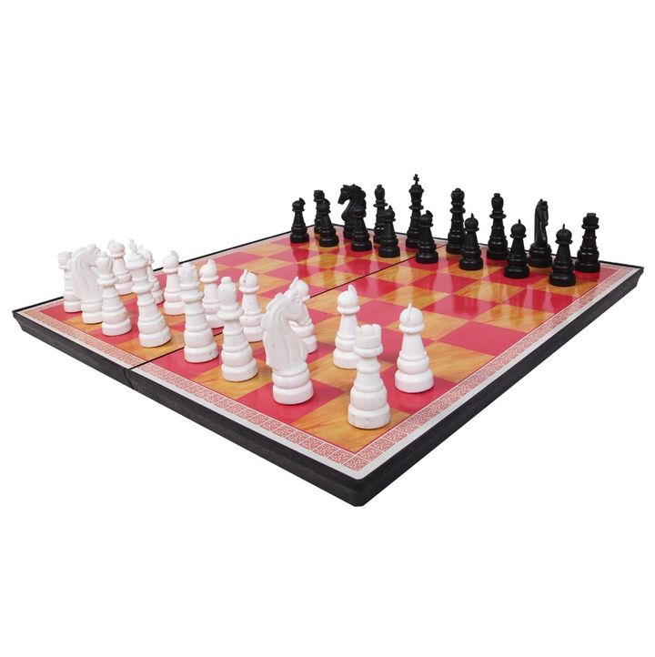 Bộ đồ chơi cờ vua bằng nhựa size lớn 34 x 34 cm