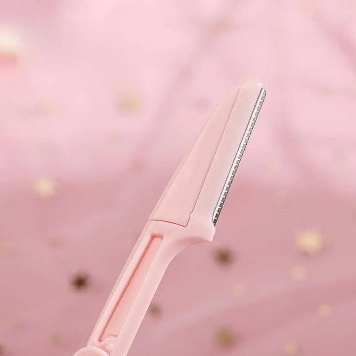 Bộ 3 dao cạo lông mày thép không gỉ gấp gọn tiện lợi