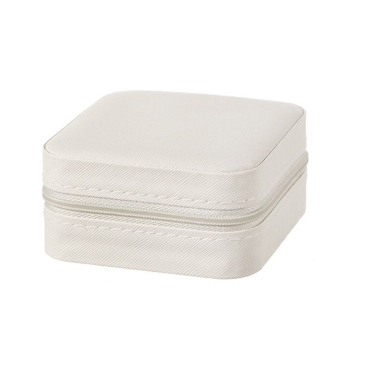 Hộp đựng trang sức cỡ nhỏ vuông Fasola DZ-791 – Da PU cao cấp, lót nhung mịn