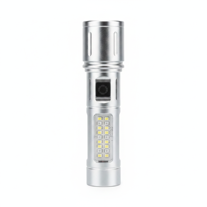 Đèn Pin 603 LED Có 6 Chế Độ Sáng, Kiểu Dáng Nhỏ Gọn Thuận Tiện