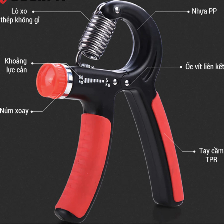 Dụng cụ tập lực tay chữ A đa mức 5kg–60kg