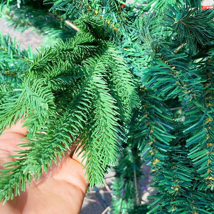 Cây thông xanh giáng sinh Noel 180cm ( 770 cành) SP1917F, 2 loại lá chất liệu PE/PVC