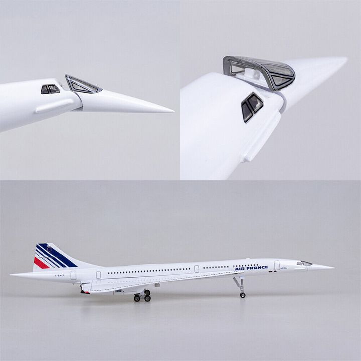 Mô hình máy bay siêu thanh Air France CONCORDE 47 cm tỷ lệ 1:125