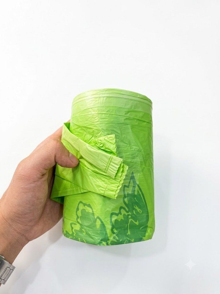 Túi đựng rác dây rút ngải cứu 200g