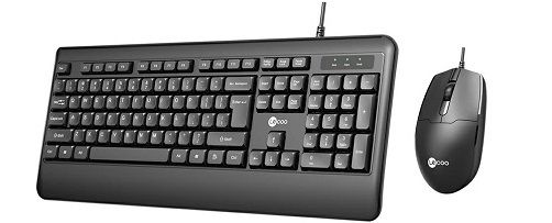 Bộ phím chuột văn phòng có dây Lecoo CM104