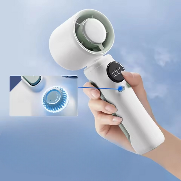 Quạt cầm tay sò lạnh làm mát SS-026 - Trắng