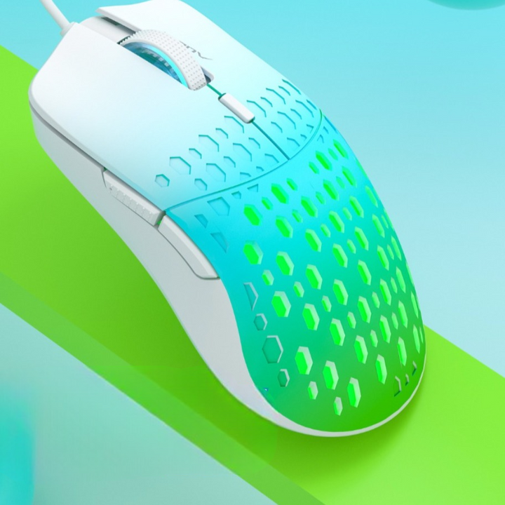 Chuột gaming có dây AULA S11 Pro - Màu Xanh