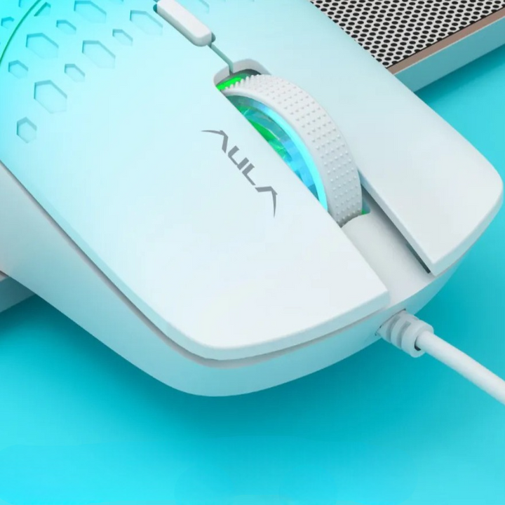Chuột gaming có dây AULA S11 Pro - Màu Xanh
