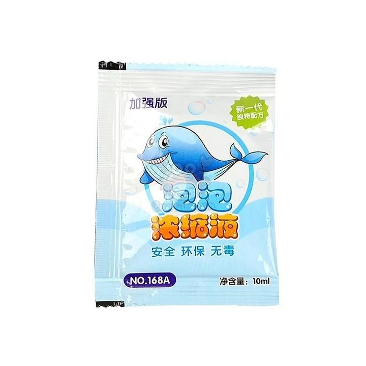 Túi pha dung dịch xà phòng 10ml dành cho đồ chơi bong bóng xà phòng (1 dây combo 10 túi)