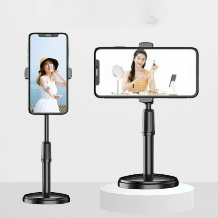 Giá đỡ điện thoại xoay 360 độ kẹp livestream tiện lợi
