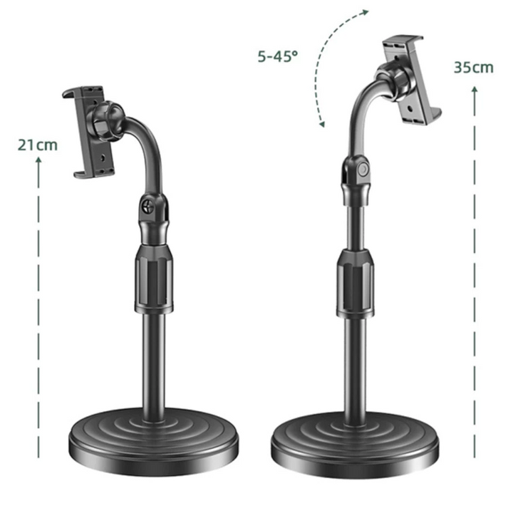 Giá đỡ điện thoại xoay 360 độ kẹp livestream tiện lợi