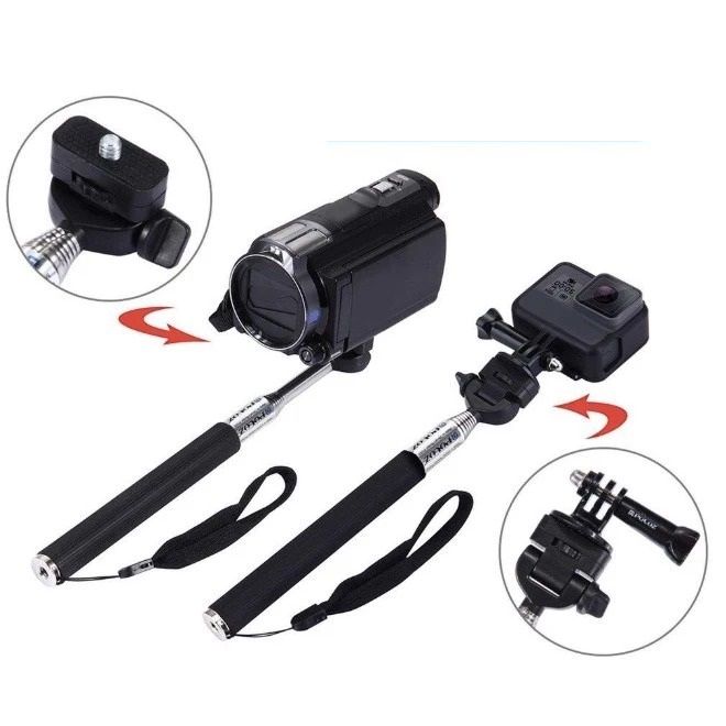 Gậy mono pod kéo dài thu ngắn dành cho camera hành trình