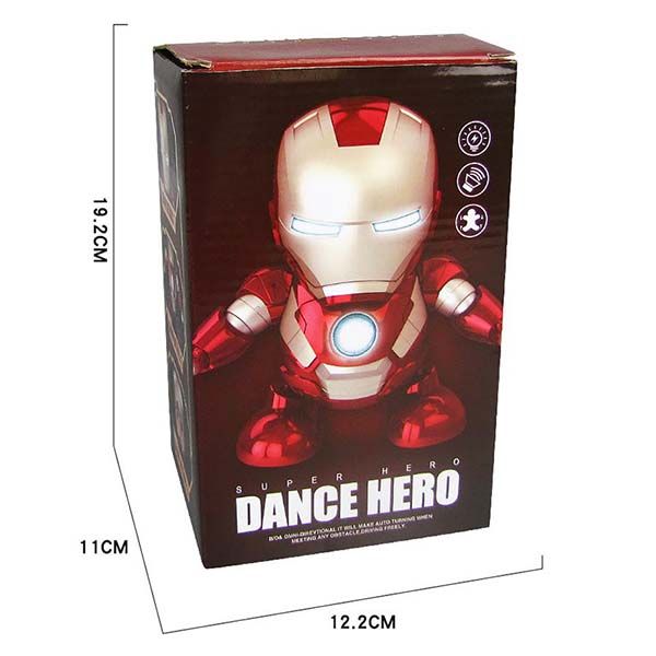 Robot Iron Man Dancing – Robot tự nhảy múa có đèn nhạc 