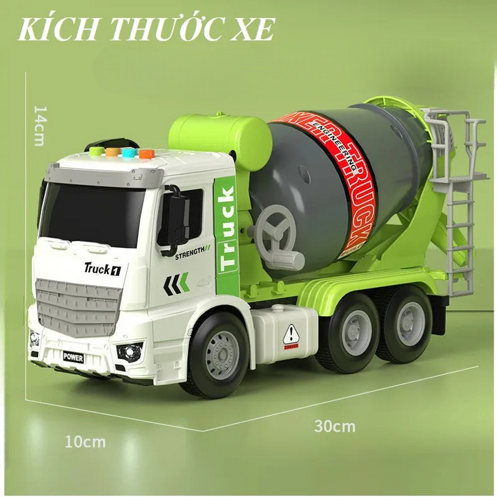 Đồ chơi xe bồn cỡ lớn cho trẻ em