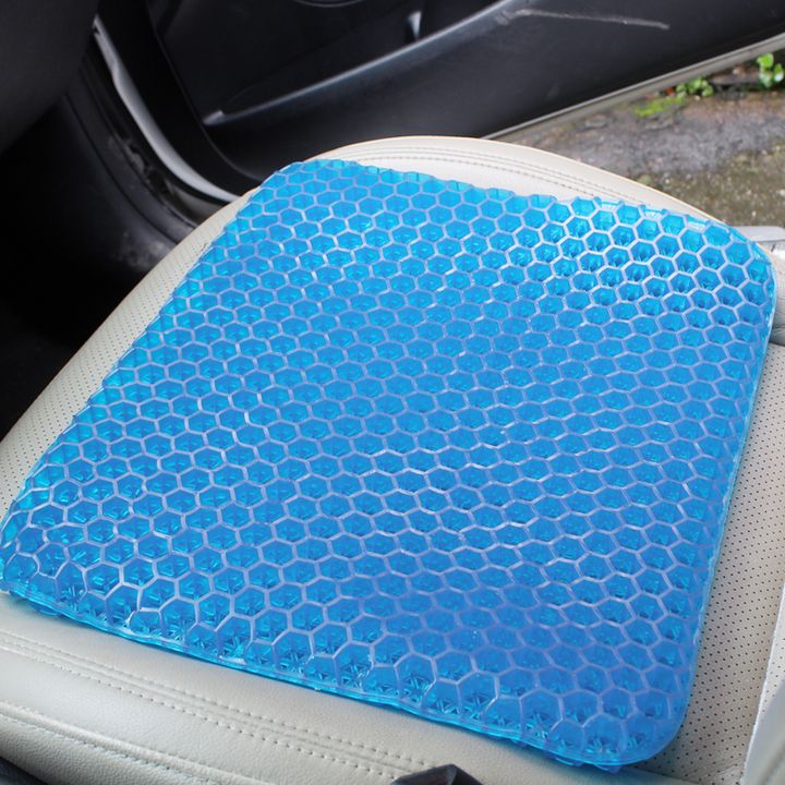 Đệm Ghế Ngồi Văn Phòng Bằng Silicon Mềm Dẻo,  Kiểu Dáng Tổ Ong Thoáng Khí