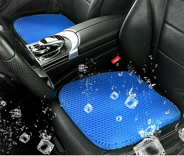 Đệm Ghế Ngồi Văn Phòng Bằng Silicon Mềm Dẻo,  Kiểu Dáng Tổ Ong Thoáng Khí