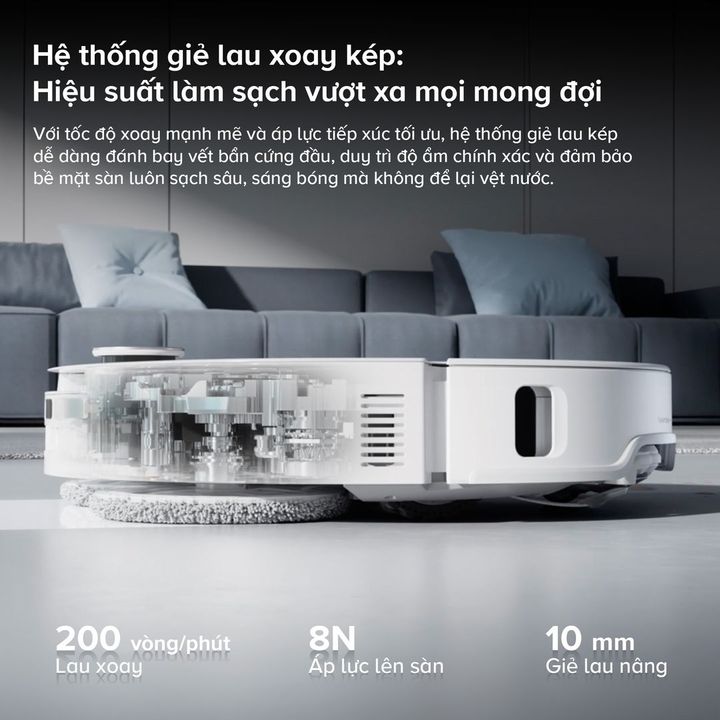 Robot hút bụi Roborock Q Revo Edge T