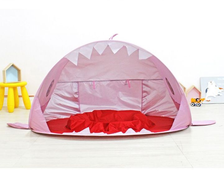 Lều che nắng mini cho bé khi vui chơi bãi biển - màu hồng