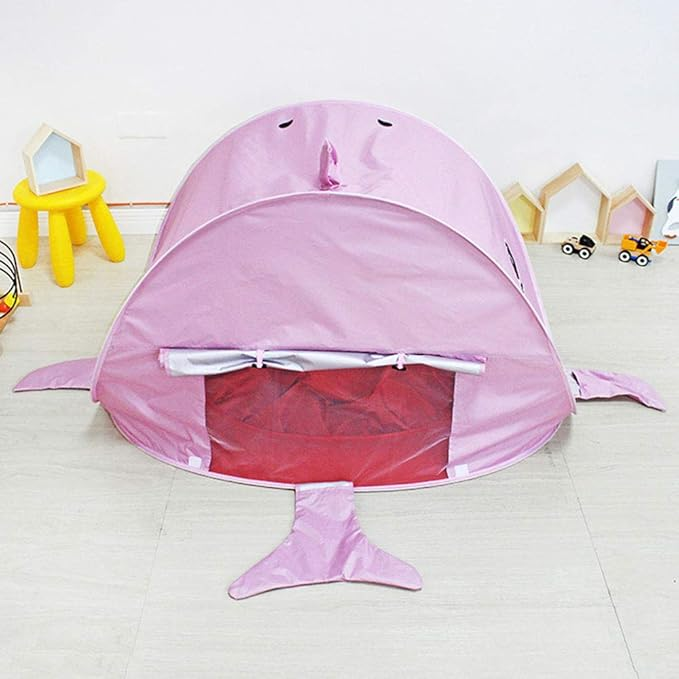 Lều che nắng mini cho bé khi vui chơi bãi biển - màu hồng