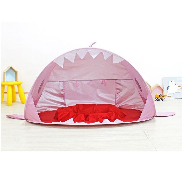 Lều che nắng mini cho bé khi vui chơi bãi biển - màu hồng