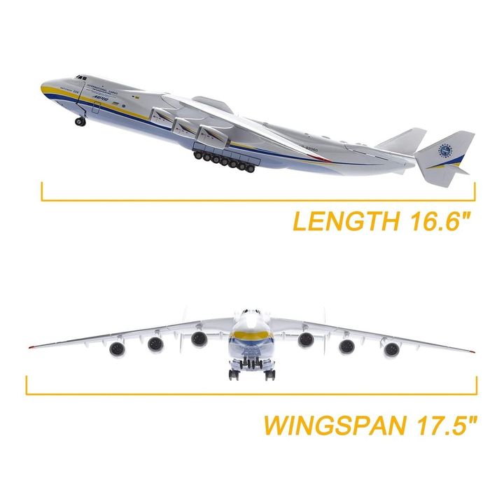 Mô hình máy bay vận tải Antonov AN-225 tỷ lệ 1:200