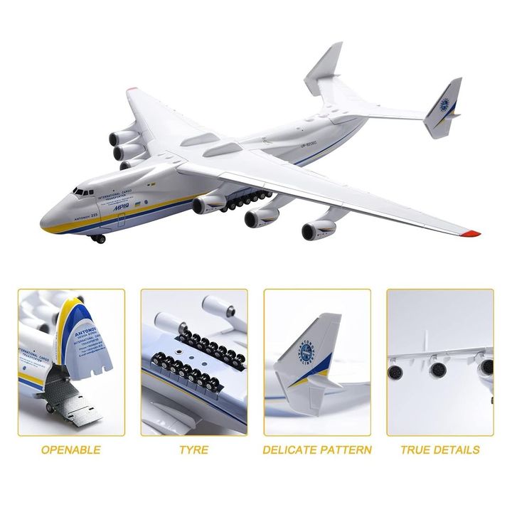 Mô hình máy bay vận tải Antonov AN-225 tỷ lệ 1:200
