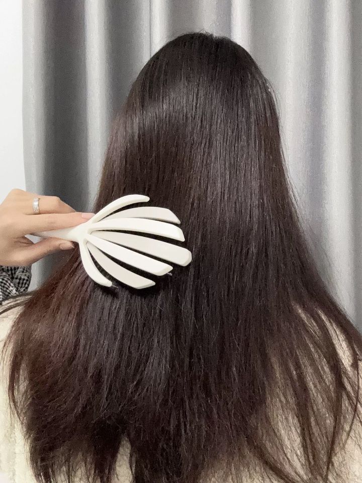 Lược tạo kiểu Fasola SH-506 dạng xương sườn cong – massage da đầu & giúp tóc nhanh khô