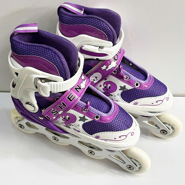 Bộ giày patin trẻ em 902 cỡ S (31-34) - màu tím