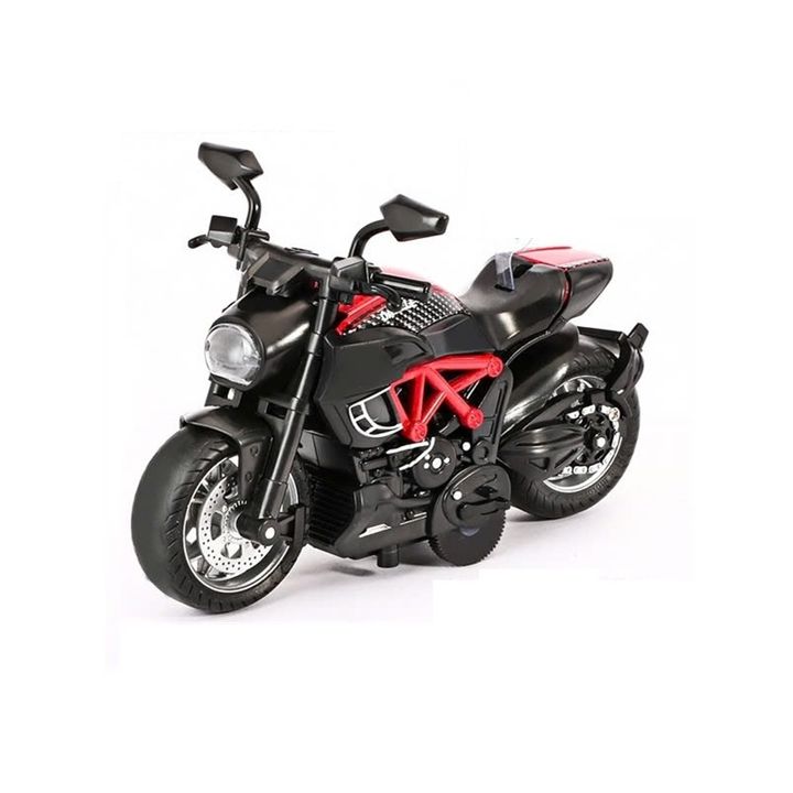 Mô hình đồ chơi xe máy Ducati màu đỏ tỷ lệ 1:14