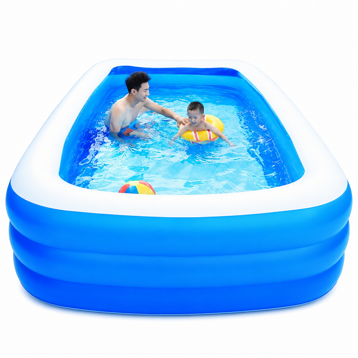 Bể bơi 3 tầng kích thước 305x175x55cm Hồ Bơi Tắm Cho Bé SP1280181
