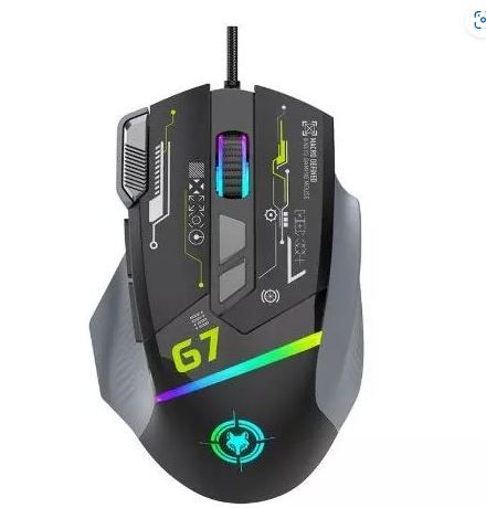 Chuột Gaming RGB Có Dây XUNFOX G7 - Màu Đen
