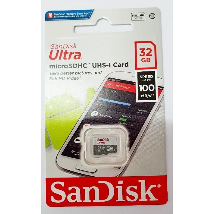 Thẻ Nhớ Sandisk 32GB Class 10 Giá Rẻ