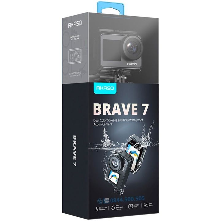 Camera AKASO Brave 7 chất lượng camera 4K 30fps