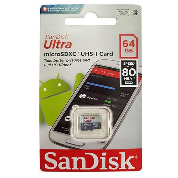Thẻ Nhớ Sandisk 64GB Class 10 Giá Rẻ
