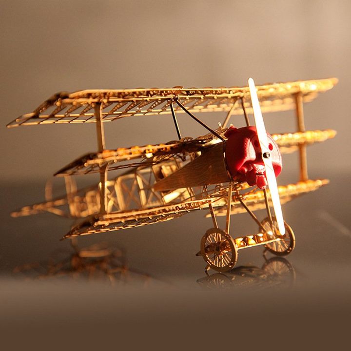 Hình ảnh Miếng ghép hình 3D máy bay Fokker thương hiệu Zoyo3D - 9PIG