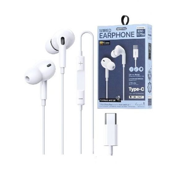 Tai nghe cắm dây cổng Type-C Remax RM-575a