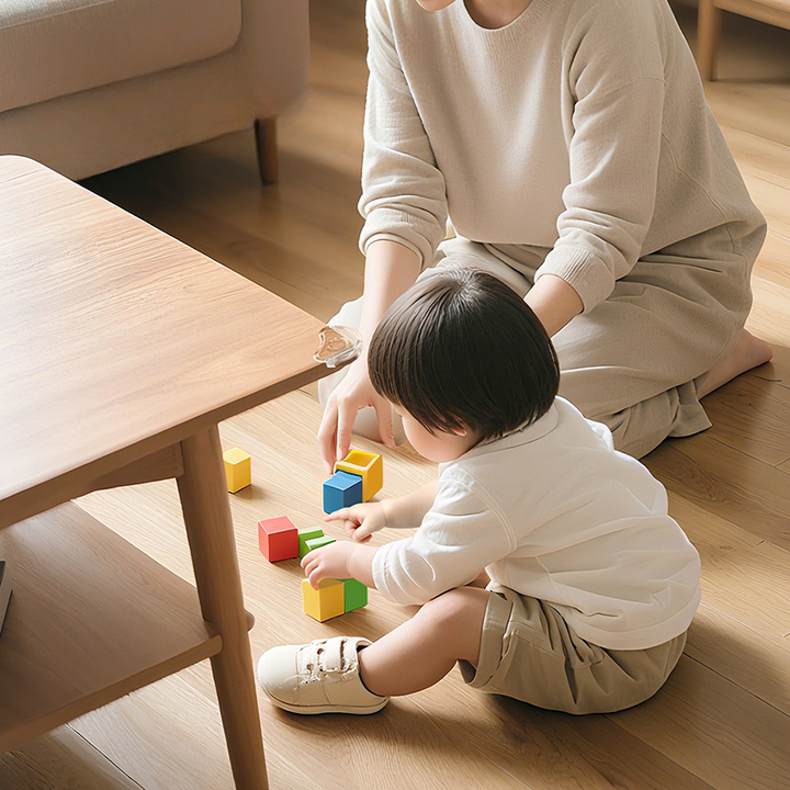 Bộ 4 miếng chặn góc bàn hình gấu Fasola PS-835 trong suốt bo tròn an toàn