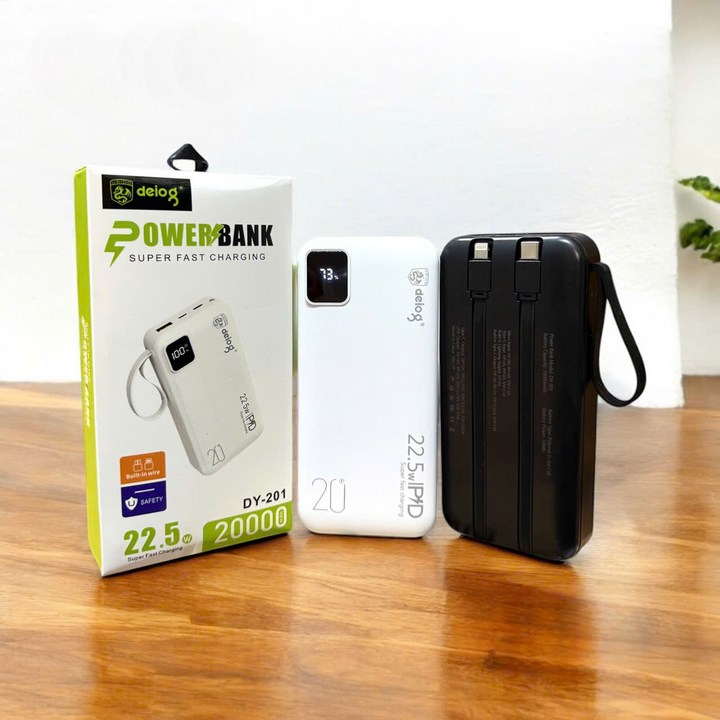 Pin dự phòng DEIOG DY-201 20000mAh sạc nhanh 22.5W