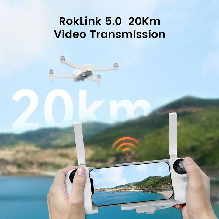 Flycam Fimi X8 Tele MAX 2025 bản đơn không loa đàm thoại, camera 4K/60fps Zoom 30X, Hỗ trợ bay 4G