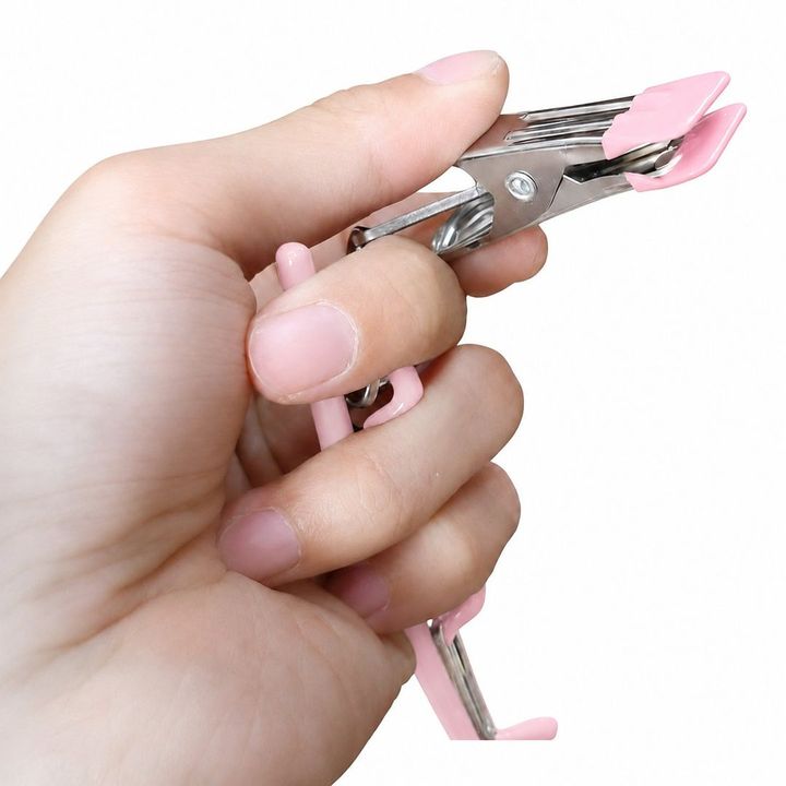Móc treo quần áo, tất vớ 10 kẹp có khoá chống gió - chắc chắn, siêu bền - Hồng