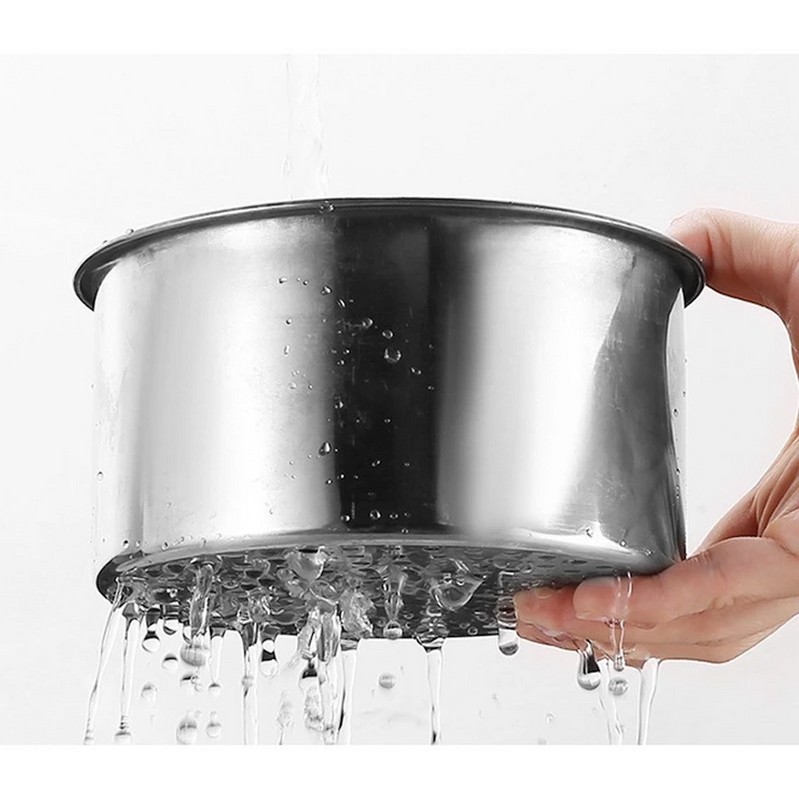 Khay lọc rác bồn rửa inox treo tiện lợi hình thiên nga