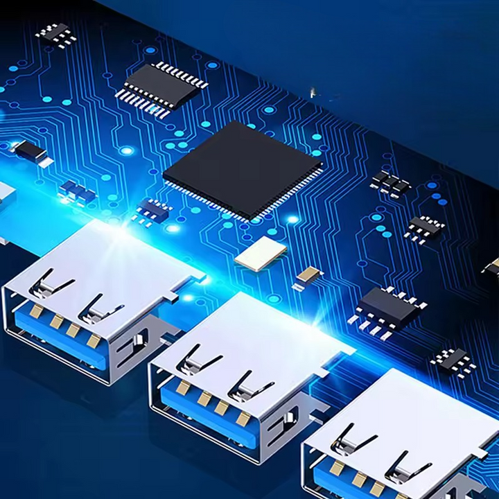Bộ hub chia USB, USB ra 4 cổng USB 3.0 nhôm