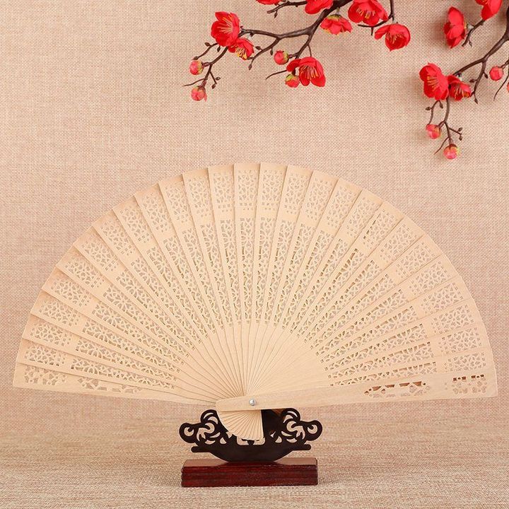 Quạt gỗ xếp, quạt xếp gọn cầm tay