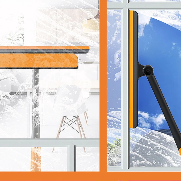 Cây lau kính đa năng xoay 360 độ gạt nước tiện dụng