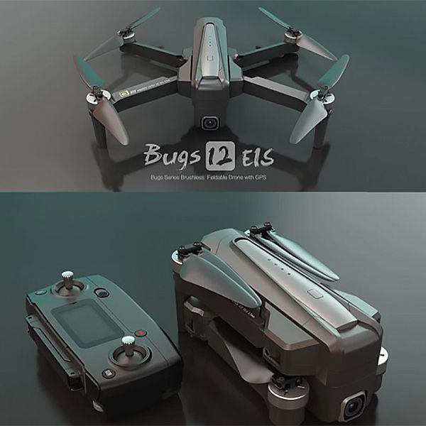 drone MJX Bugs 12 EIS Quay Phim 4K, Chống rung điện tử.