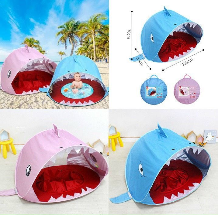 Lều che nắng mini cho bé khi vui chơi bãi biển