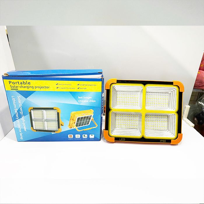 Đèn Pha Năng Lượng Mặt Trời Để Bàn 100w 5 Chế Độ